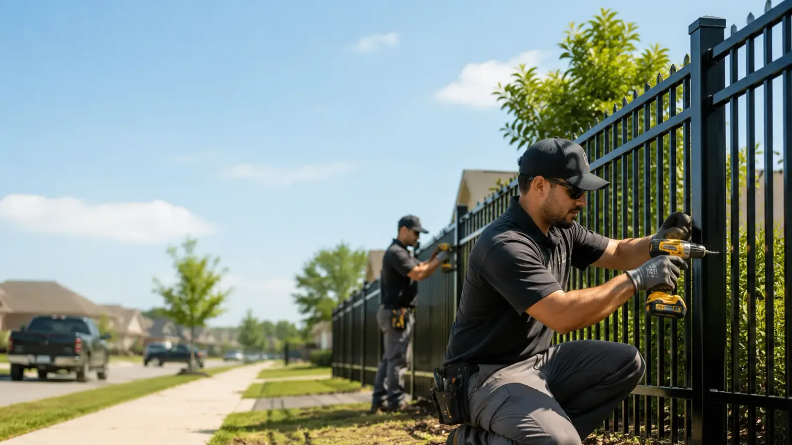 Metal Fence Installation in New Freeport, PA